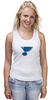 Заказать майку в Москве. Майка классическая St. Louis Blues / NHL USA от KinoArt - готовые дизайны и нанесение принтов.
