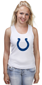 Заказать майку в Москве. Майка классическая Indianapolis Colts от dobryidesign - готовые дизайны и нанесение принтов.