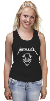 Заказать майку в Москве. Майка классическая Metallica от BURNSHIRTS - готовые дизайны и нанесение принтов.