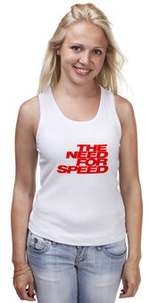 Заказать майку в Москве. Майка классическая Need for Speed от THE_NISE  - готовые дизайны и нанесение принтов.
