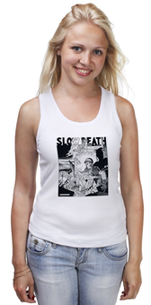 Заказать майку в Москве. Майка классическая SLOW DEATH T-shirt от BigBrother - готовые дизайны и нанесение принтов.