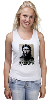 Заказать майку в Москве. Майка классическая Rasputin от Leichenwagen - готовые дизайны и нанесение принтов.