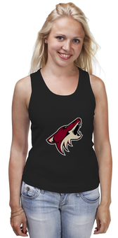 Заказать майку в Москве. Майка классическая Arizona Coyotes от dobryidesign - готовые дизайны и нанесение принтов.