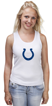 Заказать майку в Москве. Майка классическая Indianapolis Colts от dobryidesign - готовые дизайны и нанесение принтов.