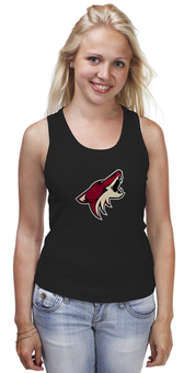 Заказать майку в Москве. Майка классическая Arizona Coyotes от dobryidesign - готовые дизайны и нанесение принтов.