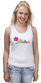 Заказать майку в Москве. Майка классическая Aloha/алоха от vita22 - готовые дизайны и нанесение принтов.