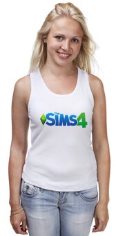 Заказать майку в Москве. Майка классическая Sims 4 от THE_NISE  - готовые дизайны и нанесение принтов.