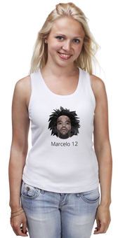 Заказать майку в Москве. Майка классическая Marcelo 12 от madridistastore - готовые дизайны и нанесение принтов.