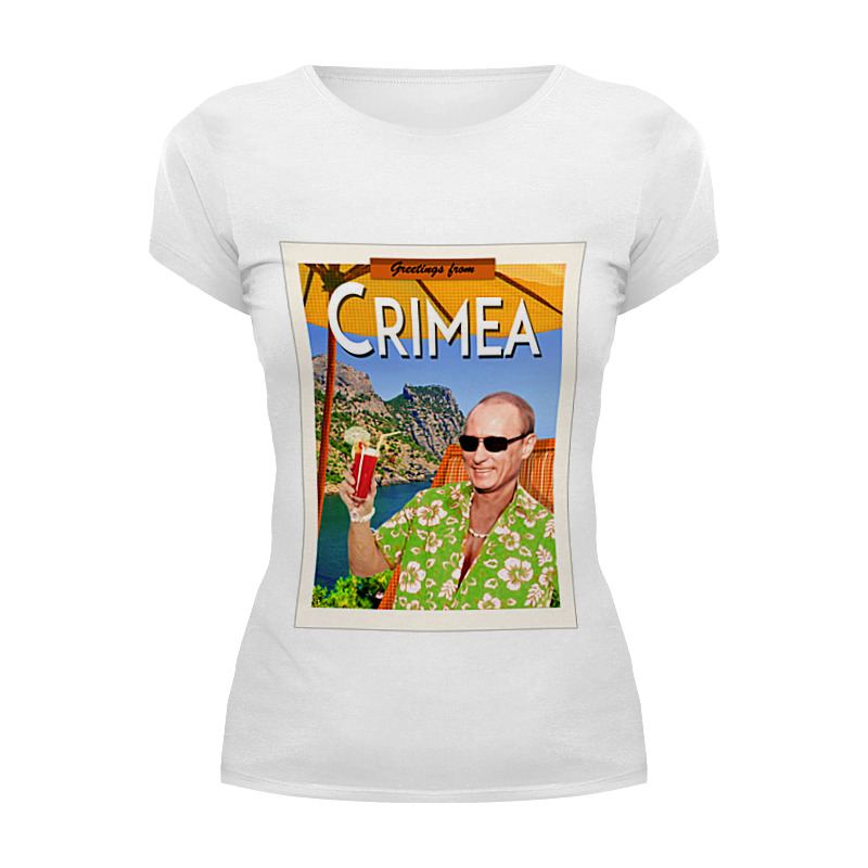 Printio Футболка Wearcraft Premium Crimea gritings from