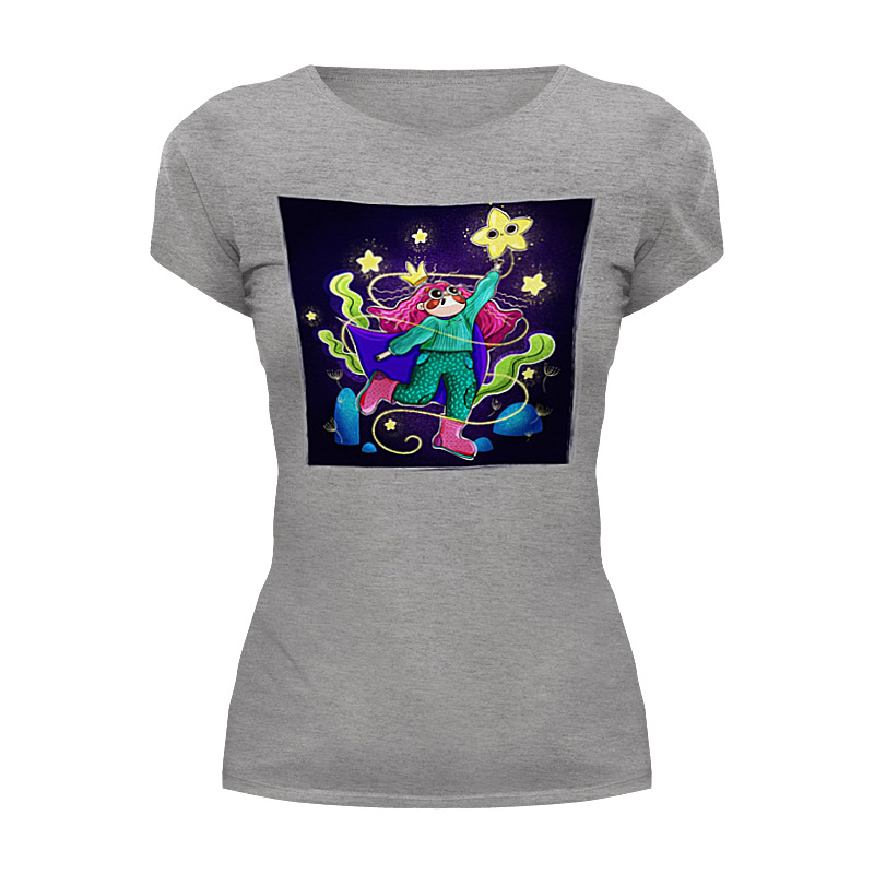 Printio Футболка Wearcraft Premium Неоновые звезды