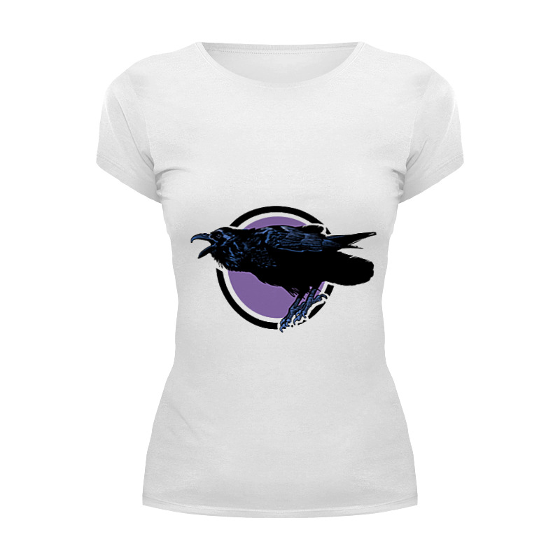 Printio Футболка Wearcraft Premium Ворон женская футболка кричащая ворона s белый