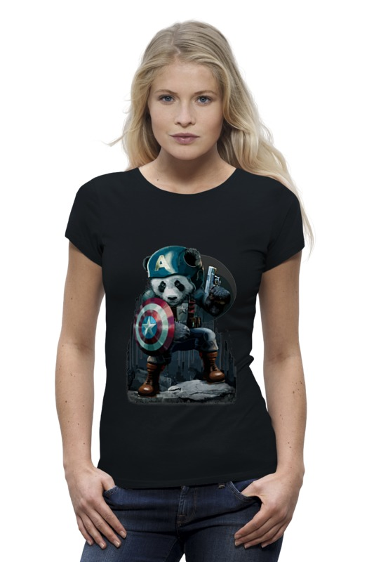Printio Футболка Wearcraft Premium Капитан панда printio футболка wearcraft premium капитан панда