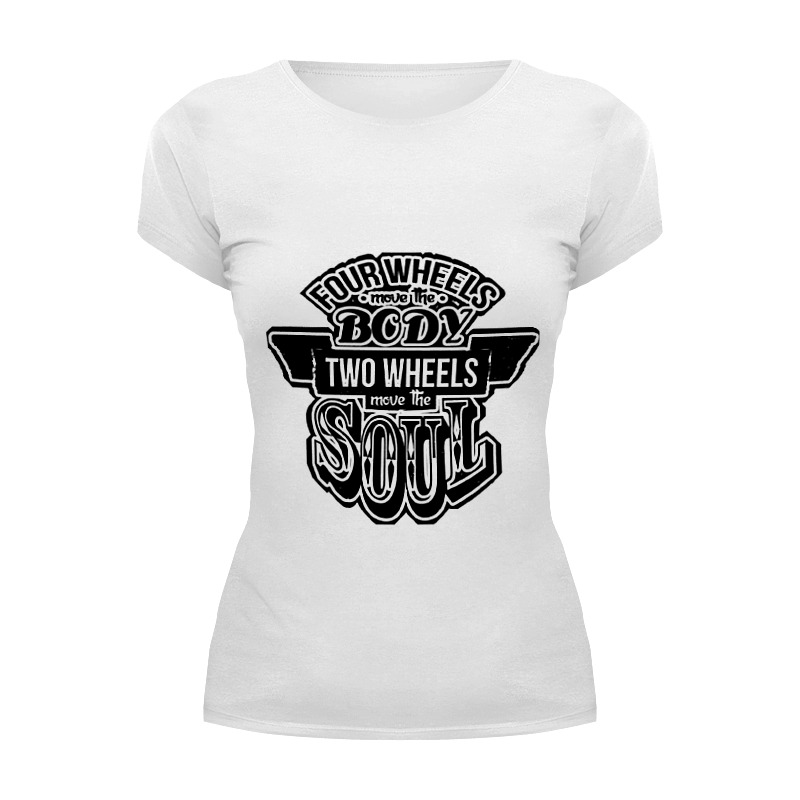 Printio Футболка Wearcraft Premium Two wheels move the soul майка мужская two wheels move the soul xl