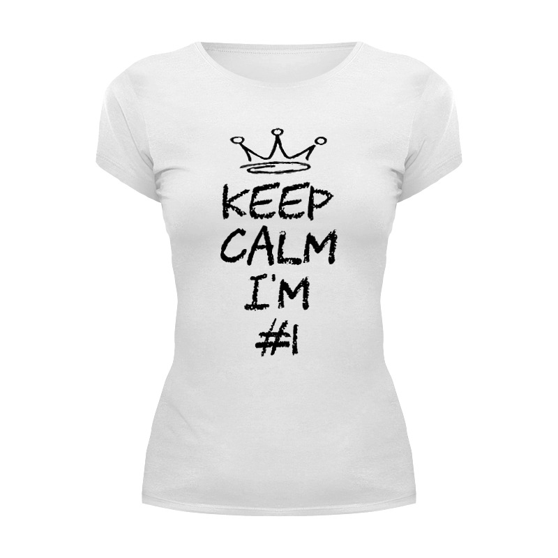 Printio Футболка Wearcraft Premium Keep calm i am #1 (1) printio футболка wearcraft premium i cant keep calm i am getting married