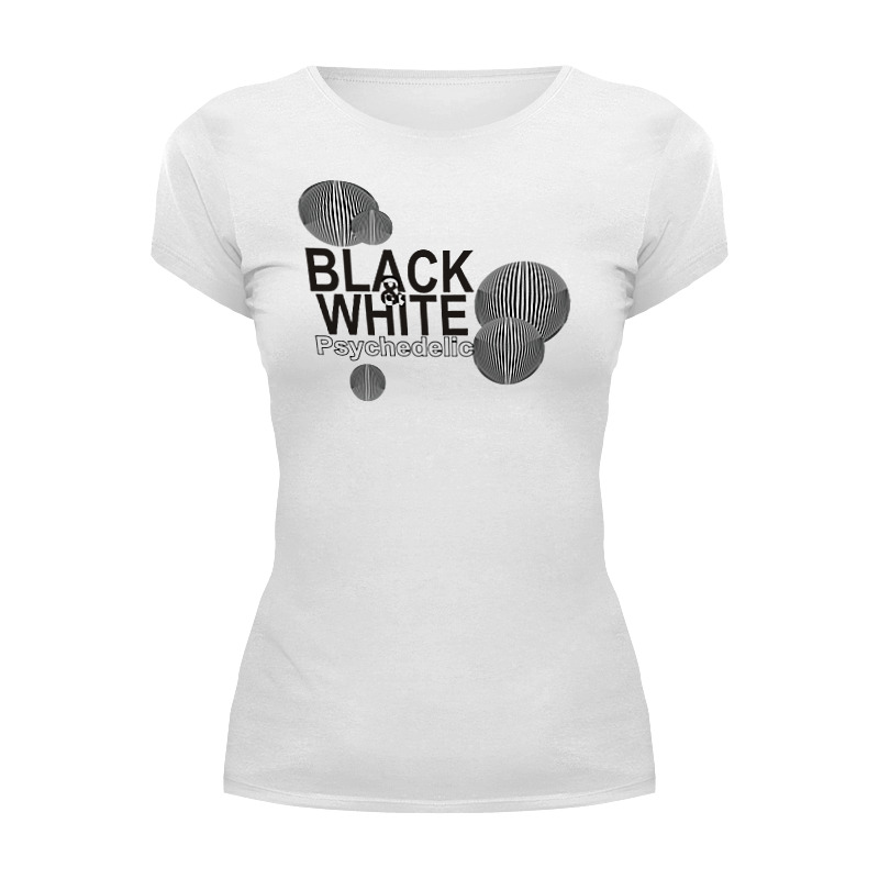 Printio Футболка Wearcraft Premium Черно-белая психоделика. printio футболка wearcraft premium черно белая психоделика