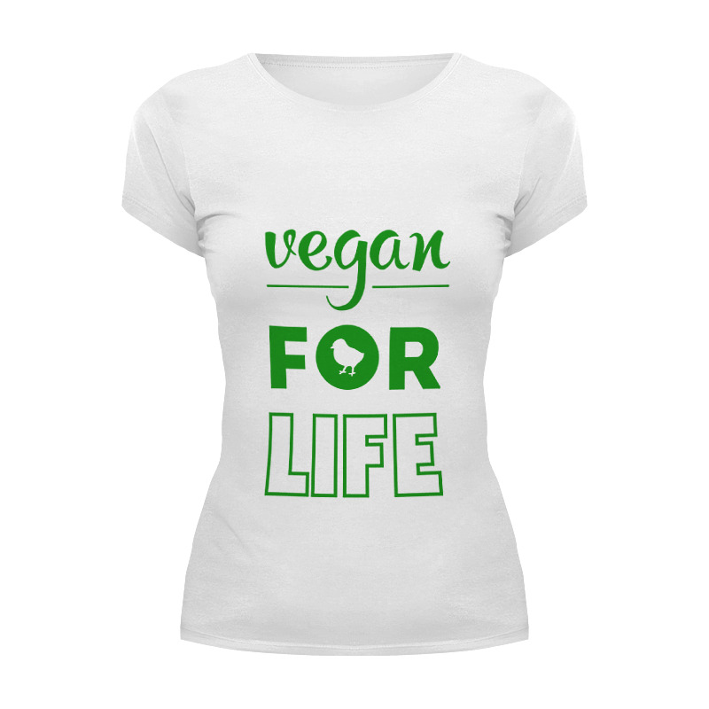 Printio Футболка Wearcraft Premium Vegan for life printio толстовка wearcraft premium унисекс vegan for life