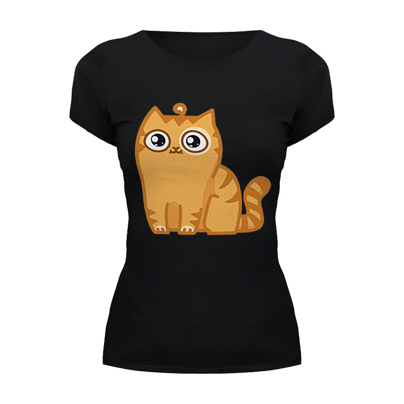 Printio Футболка Wearcraft Premium Кот персик / cat persik printio футболка классическая кот персик cat persik