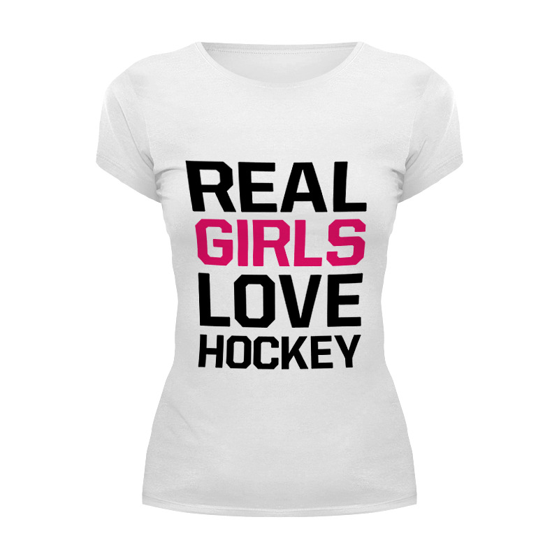 Printio Футболка Wearcraft Premium Реальные девушки любят хоккей printio футболка wearcraft premium реальные девушки любят хоккей