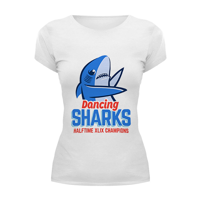 Printio Футболка Wearcraft Premium Танцующая акула (суперкубок) printio детская футболка классическая унисекс танцующая акула суперкубок