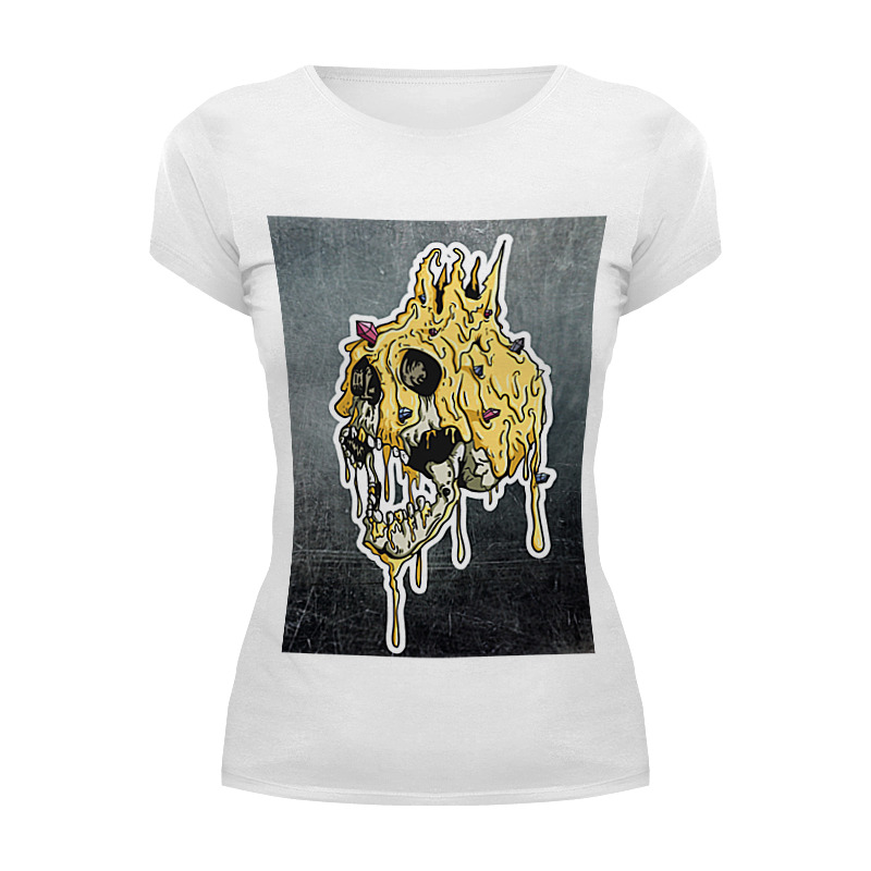 Printio Футболка Wearcraft Premium Gold skull