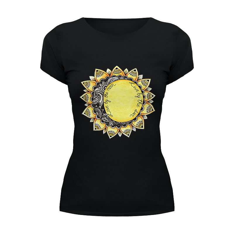 Printio Футболка Wearcraft Premium Love by the moon. live by the sun.