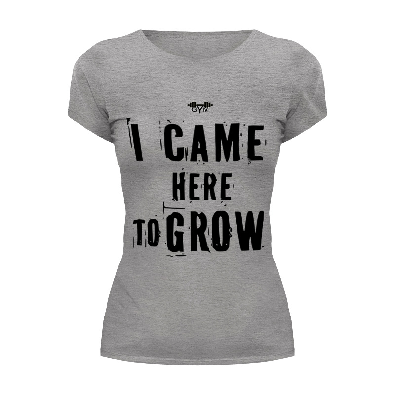 Printio Футболка Wearcraft Premium I came here to grow! printio майка классическая i came here to grow