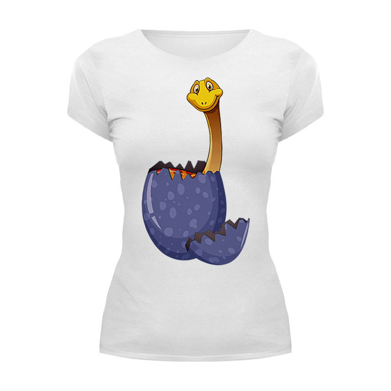Printio Футболка Wearcraft Premium Счастливое яйцо динозавра printio футболка с полной запечаткой для девочек счастливое яйцо динозавра