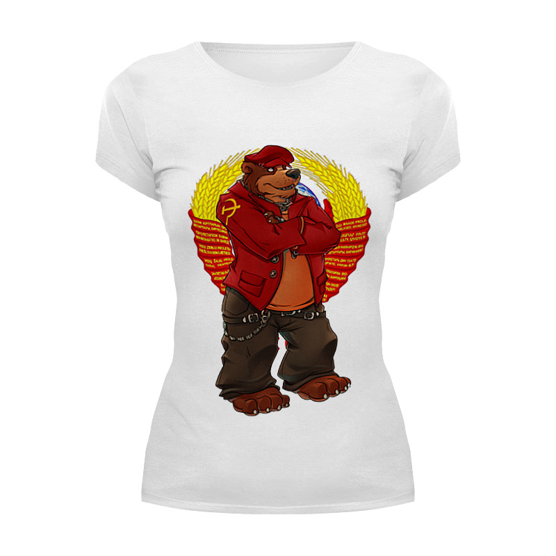 Printio Футболка Wearcraft Premium Angry russian bear printio футболка классическая angry russian bear