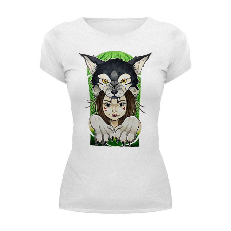 Printio Футболка Wearcraft Premium Девушка и волк