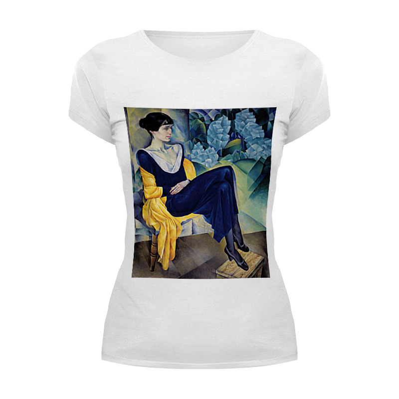Printio Футболка Wearcraft Premium Портрет а. а. ахматовой (натан альтман)