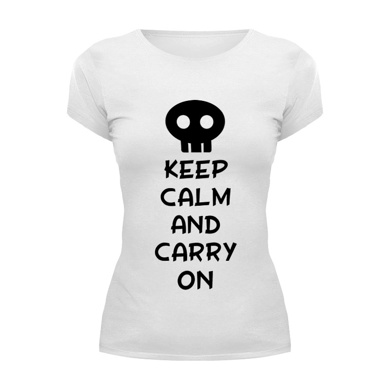 printio футболка wearcraft premium slim fit keep calm and carry on Printio Футболка Wearcraft Premium Keep calm and carry on