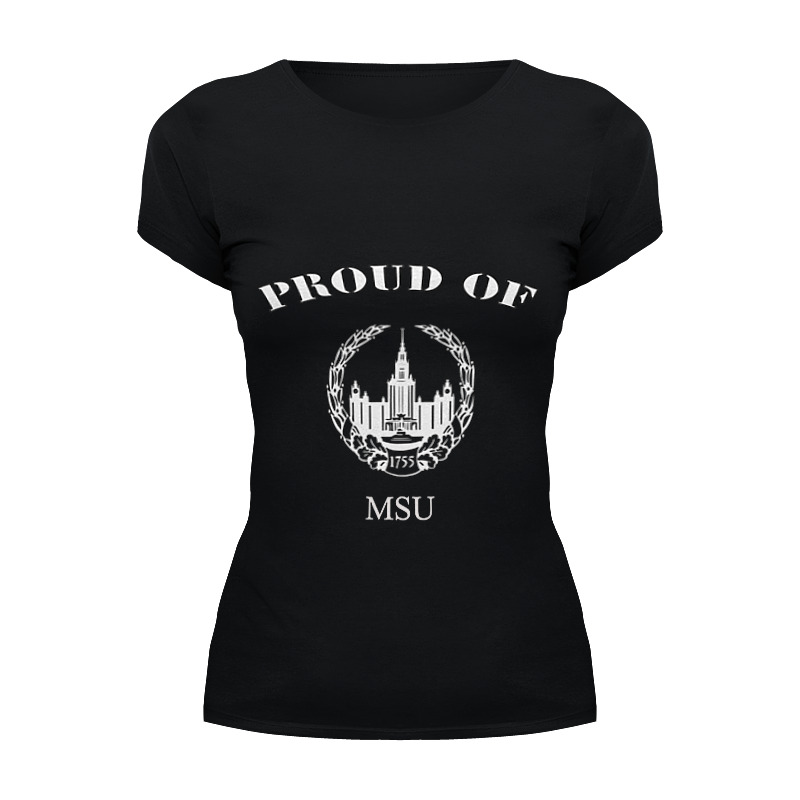 Printio Футболка Wearcraft Premium Proud of msu printio футболка wearcraft premium slim fit proud of msu