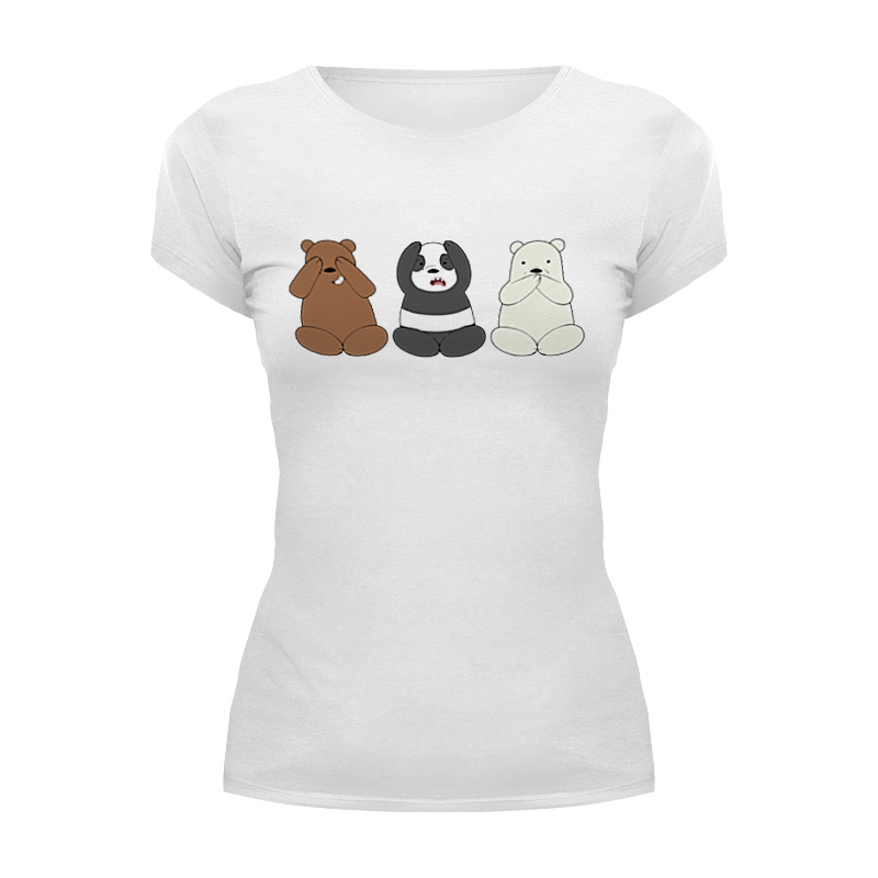 Printio Футболка Wearcraft Premium Медведи и панда printio футболка wearcraft premium медведи и панда