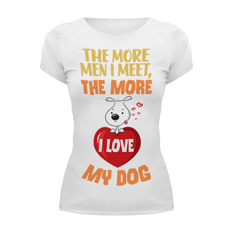 Printio Футболка Wearcraft Premium Я люблю свою собаку printio футболка wearcraft premium я люблю свою собаку