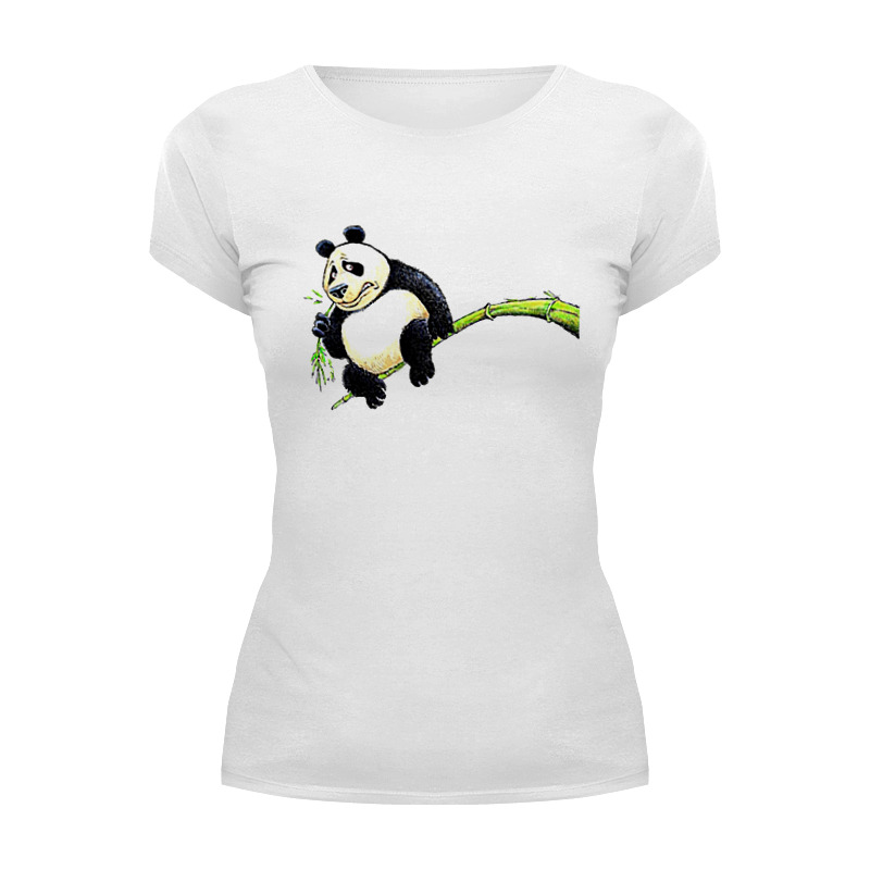 Printio Футболка Wearcraft Premium Панда на ветке
