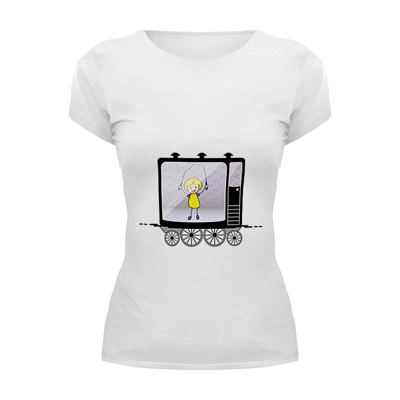 Printio Футболка Wearcraft Premium Девочка со скакалкой printio футболка wearcraft premium девочка со скакалкой