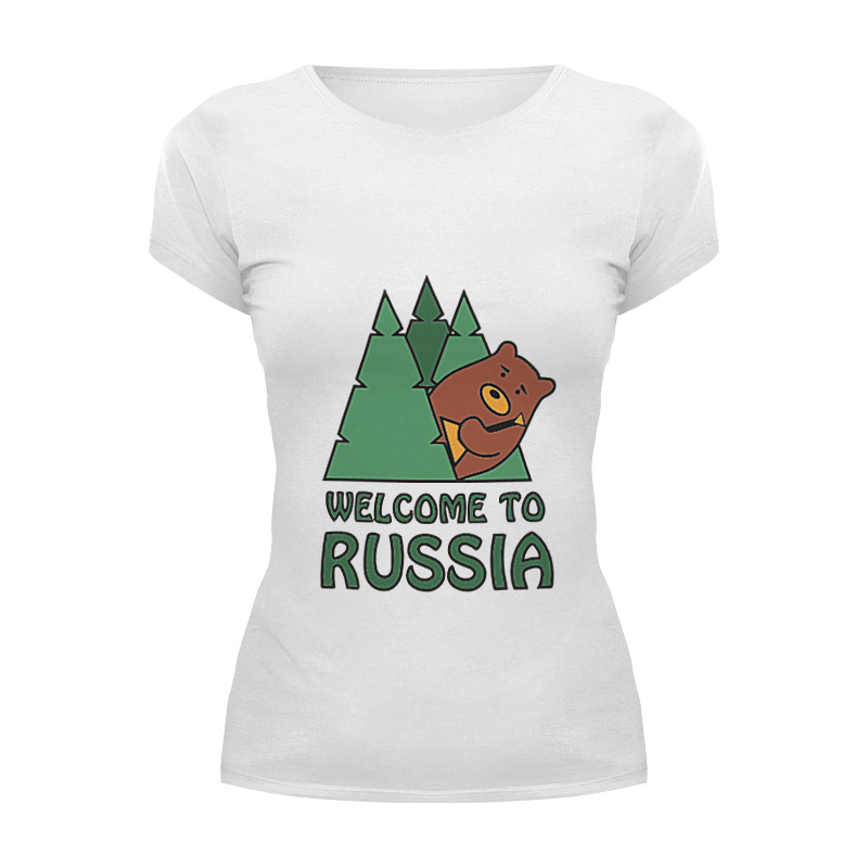 Printio Футболка Wearcraft Premium Welcome to russia printio футболка wearcraft premium welcome to russia