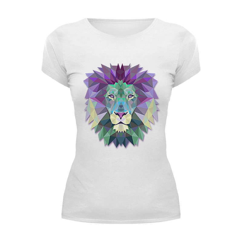Printio Футболка Wearcraft Premium Геометрический лев