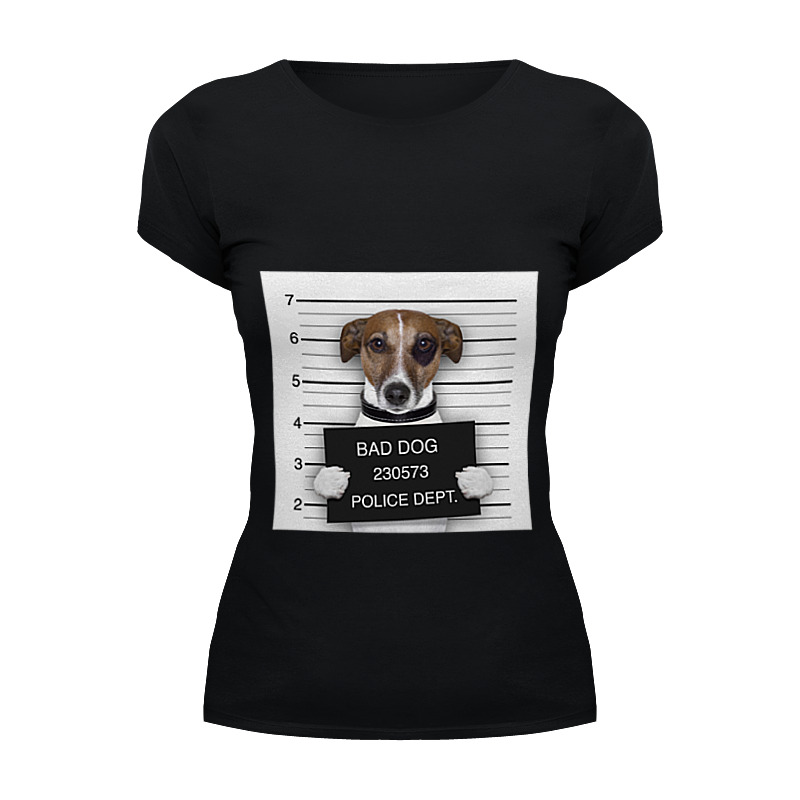printio футболка классическая bad dog плохой пес Printio Футболка Wearcraft Premium Bad dog (плохой пес)