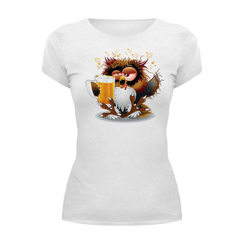 Printio Футболка Wearcraft Premium ☚drunk owl☛