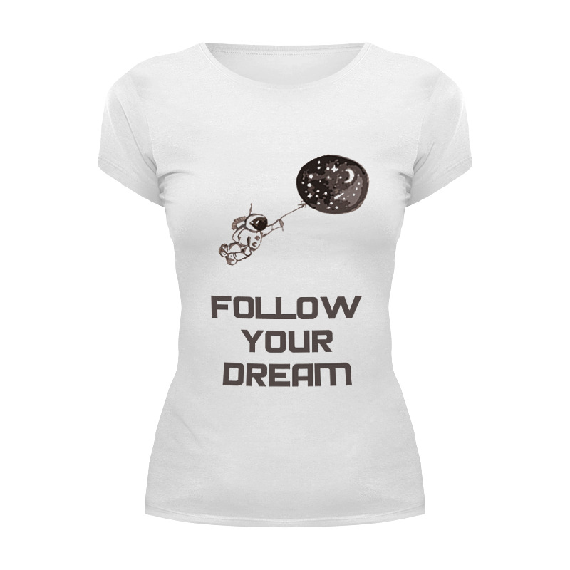 Printio Футболка Wearcraft Premium Follow your dream printio футболка классическая follow your dream