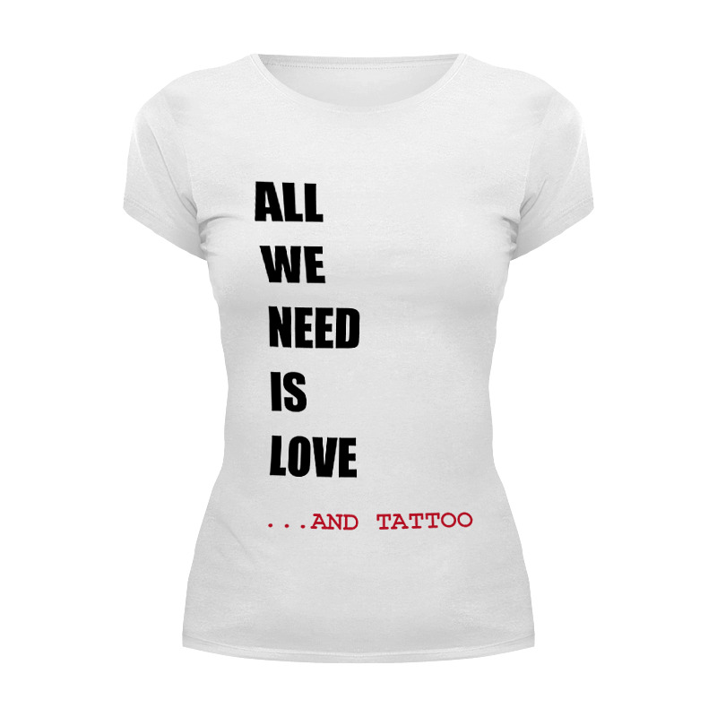printio футболка wearcraft premium all you need is love Printio Футболка Wearcraft Premium All we need is love m