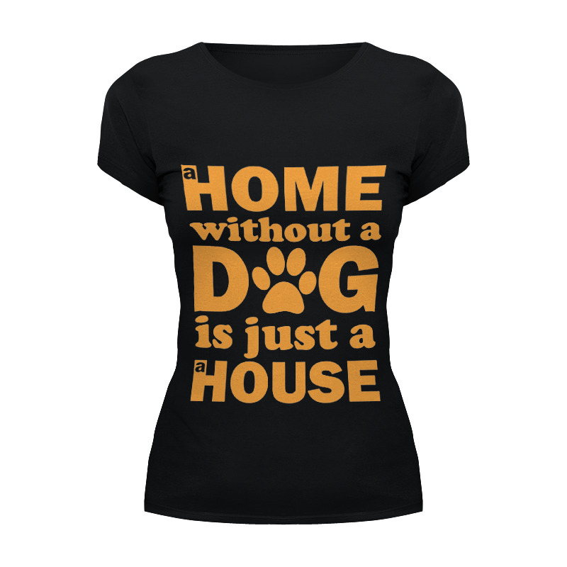 Printio Футболка Wearcraft Premium Дом без собаки, не дом printio футболка классическая дом без собаки не дом