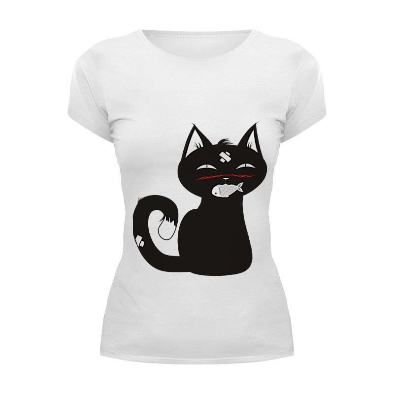 Printio Футболка Wearcraft Premium Котенок-охотник мужская футболка белый котенок s черный
