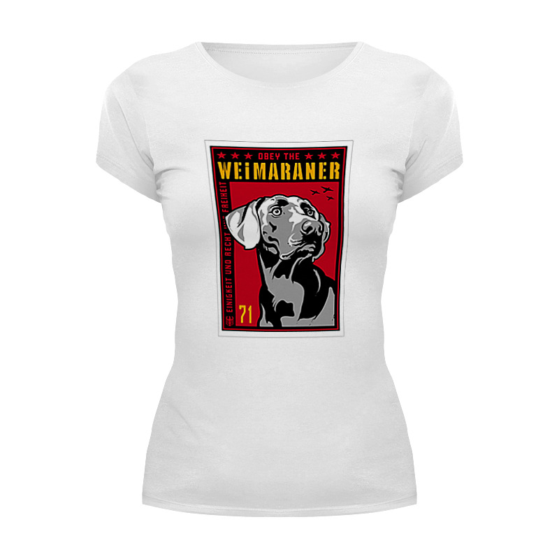 Printio Футболка Wearcraft Premium Собака: weimaraner printio сумка собака weimaraner