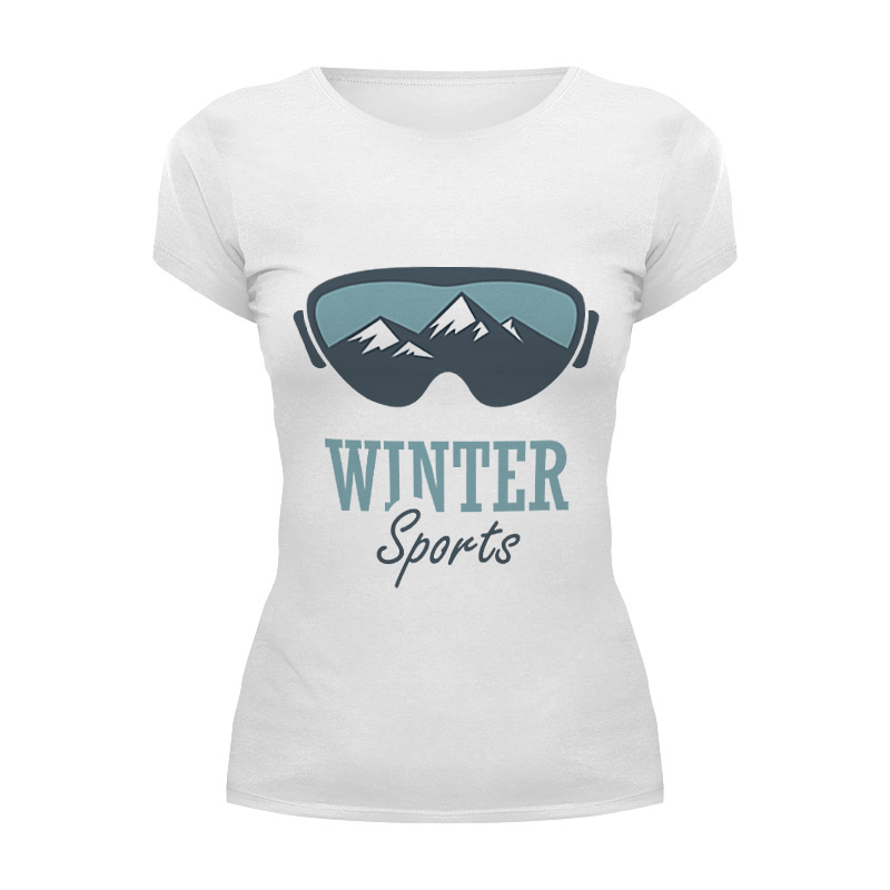 Printio Футболка Wearcraft Premium Зимний спорт (winter sport) printio толстовка wearcraft premium унисекс зимний спорт winter sport