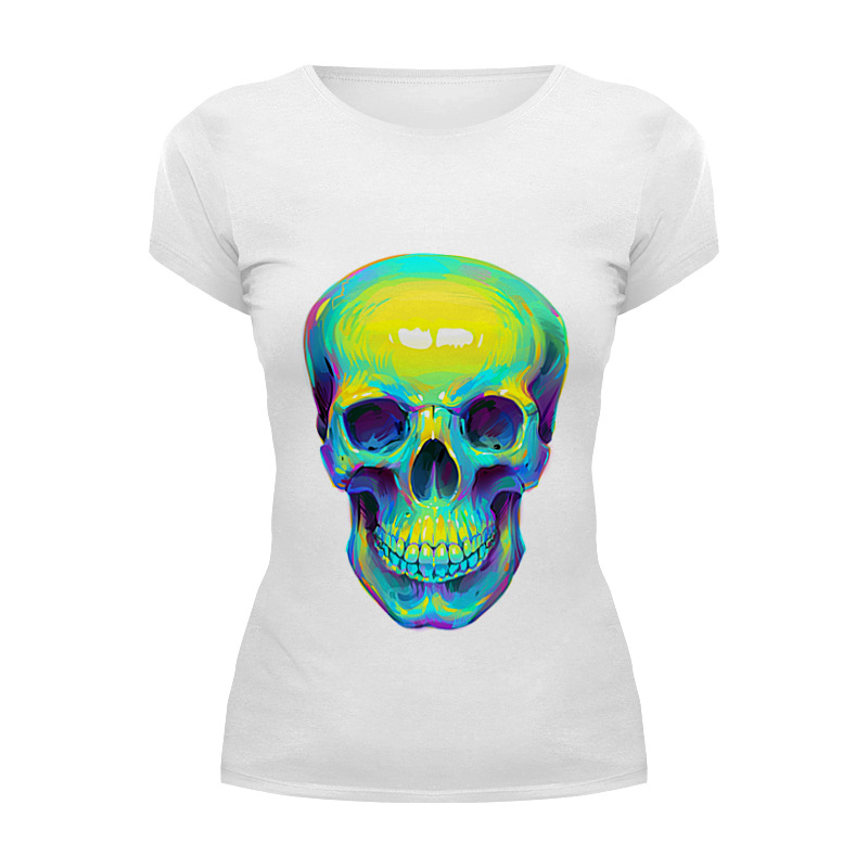 Printio Футболка Wearcraft Premium Colorfull skull printio футболка wearcraft premium slim fit colorfull skull