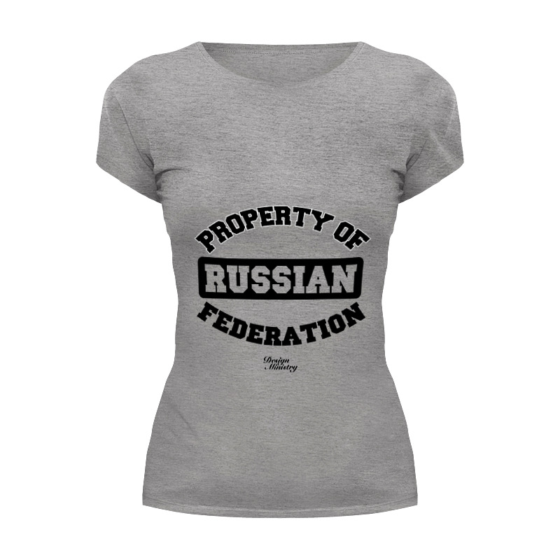 цена Printio Футболка Wearcraft Premium Property of russian federation