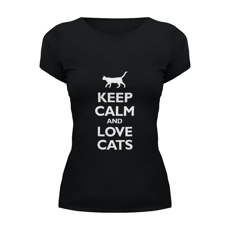 Printio Футболка Wearcraft Premium Любите кошек printio футболка wearcraft premium keep calm