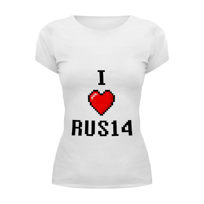 Printio Футболка Wearcraft Premium I love rus14